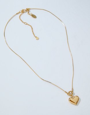 Aerie Gold Heart Necklace