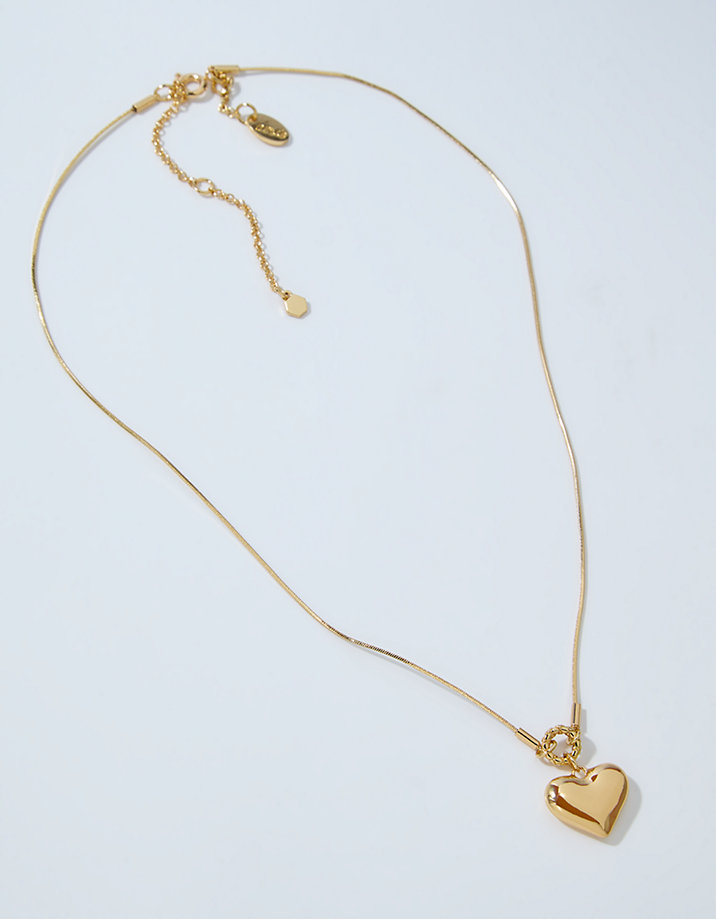 Aerie Gold Heart Necklace
