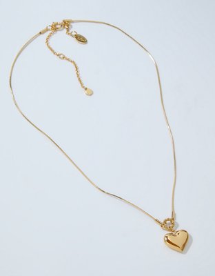 Aerie String And Heart Necklace