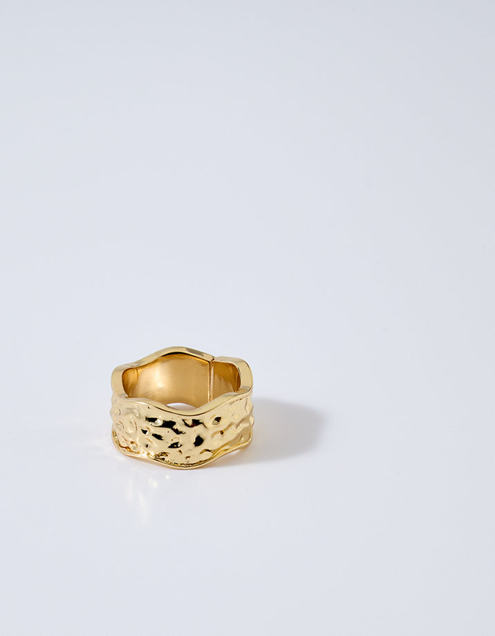 Aerie Hammered Texture Ring