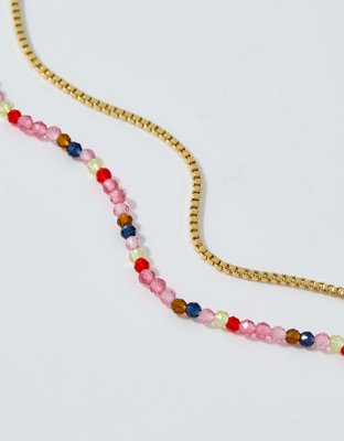 Aerie Multi Faceted Bead Belly Chain — фото 2