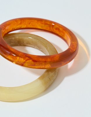 Aerie Resin Bangle Bracelet 2-Pack