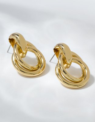 Aerie Double Circle Hoop Earrings — фото 3