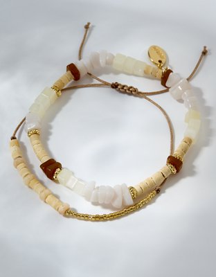 Aerie Pebble Bead Mix Bracelet