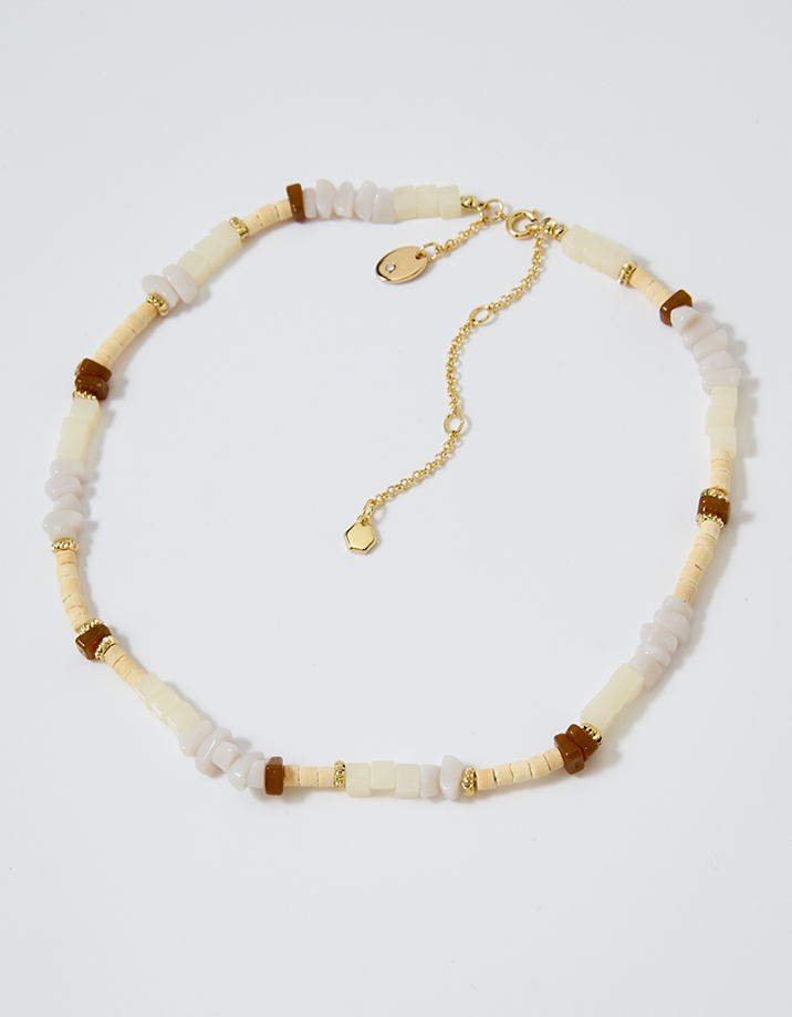 Aerie Pebble Bead Mix Necklace