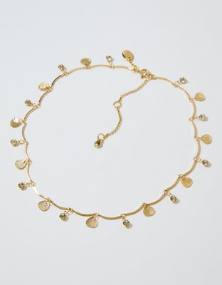 Aerie Wavy Chain Shell Necklace