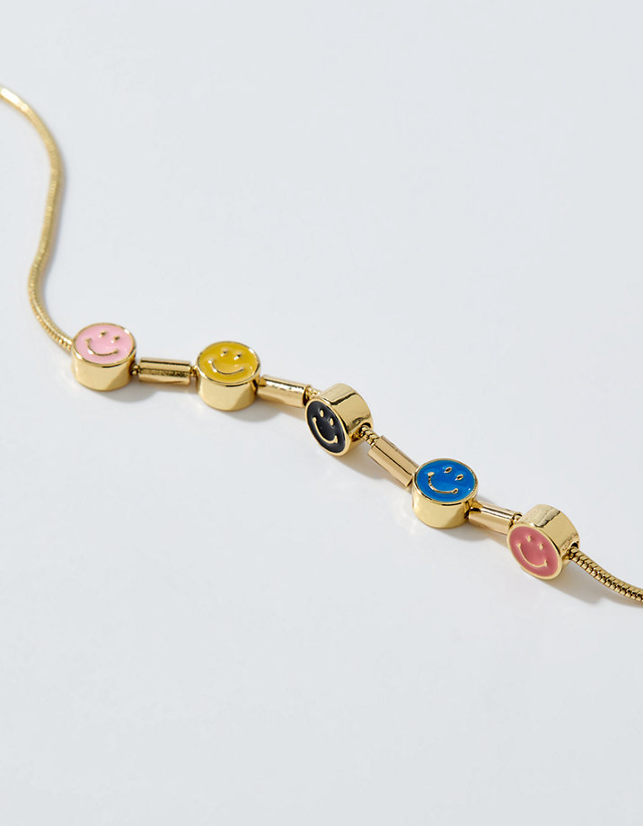 Aerie Mini Smiley® Charm Necklace