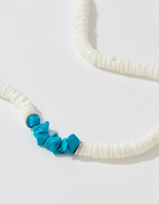 Pura Vida Turquoise Puka Shell Necklace
