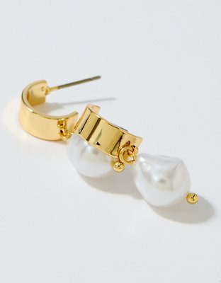 Aerie Baroque Pearl Drop Earrings