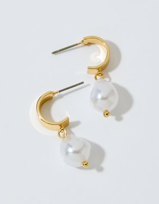 Aerie Baroque Pearl Drop Earrings — фото 2