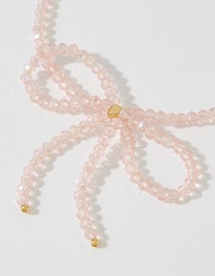 Aerie Beaded Bow Bracelet