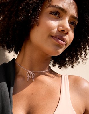 Aerie Beaded Bow Necklace — фото 3