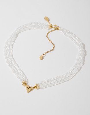 Aerie Hammered Heart Necklace — фото 2