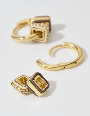 Aerie Color Pop Rhinestone Earrings — фото 2