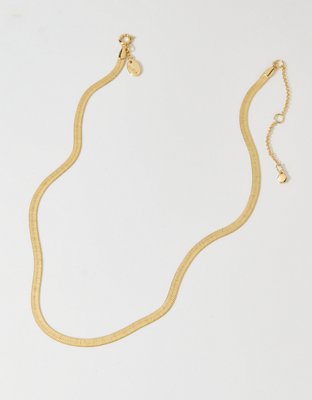 Aerie Chunky Herringbone Necklace