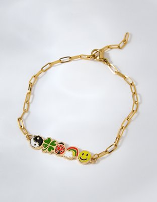 Yellow Owl Lucky Charms Bracelet