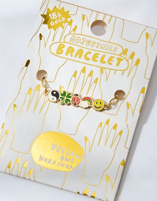 Yellow Owl Lucky Charms Bracelet