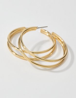 Aerie Double Hoop Earrings