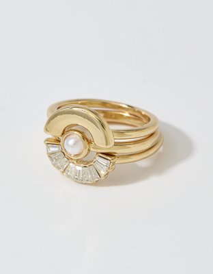 Aerie Sun And Moon Ring 3-Pack