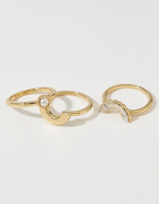 Aerie Sun And Moon Ring 3-Pack