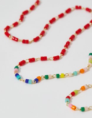 Aerie Mini Cube Beaded Necklace — фото 2