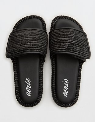 Aerie Straw Sandal
