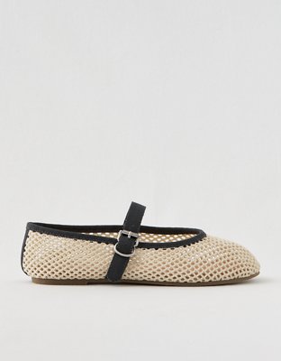 Aerie Crochet Ballet Flats