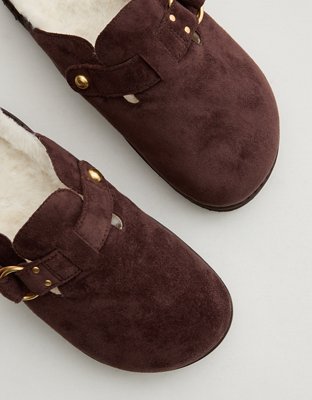 Aerie Suede Platfrom Clogs
