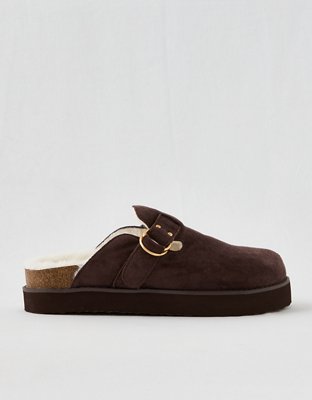 Aerie Suede Platfrom Clogs