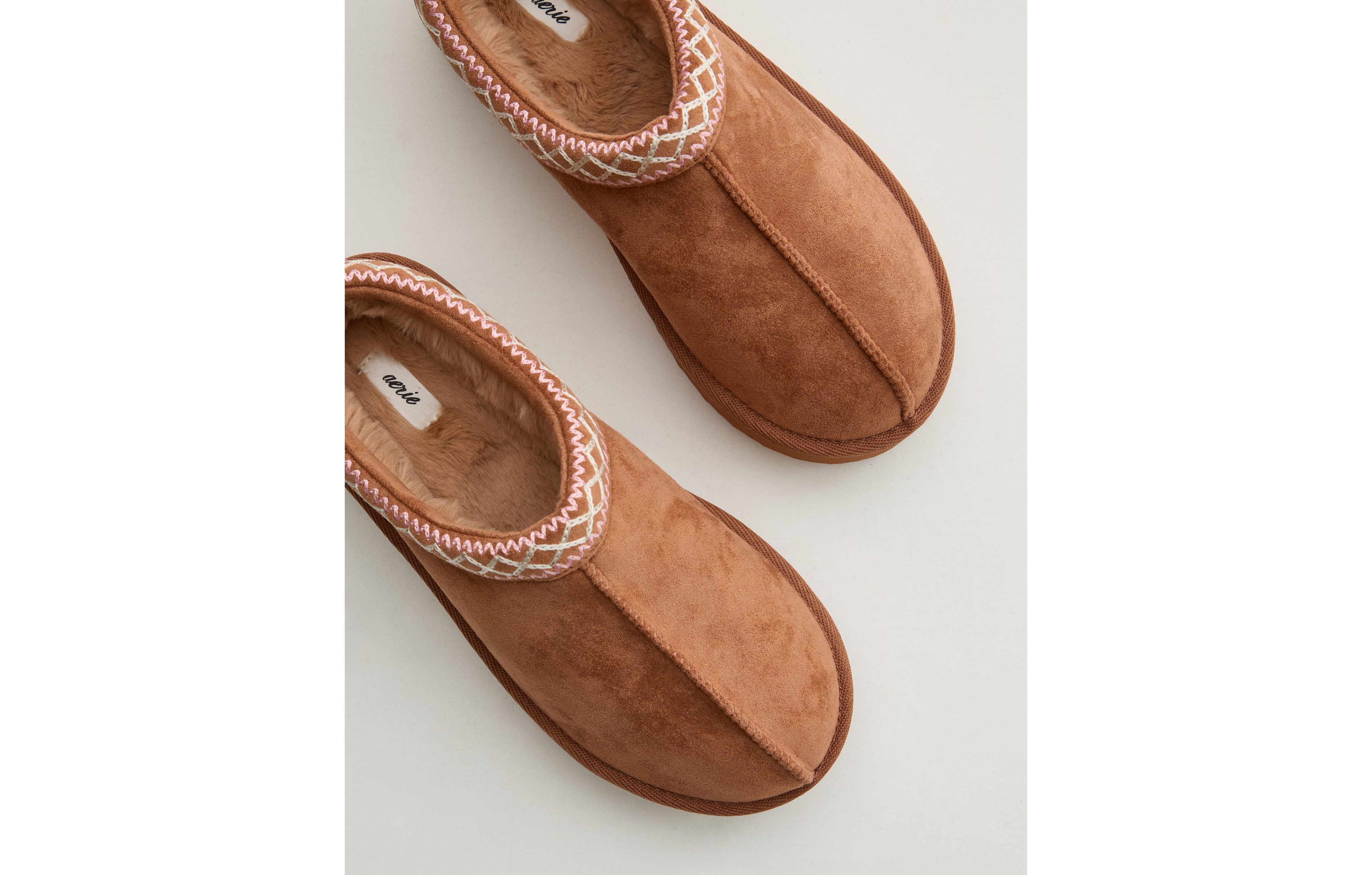 Aerie Embroidered Slippers