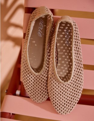 Aerie Crochet Ballet Flat