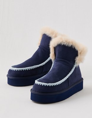Aerie Contrast Stitch Slippers