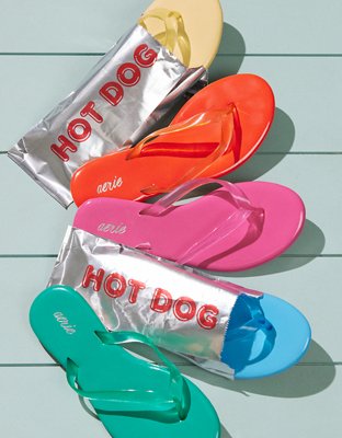 Aerie Jelly Flip Flops