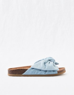 Женские сандалии Aerie Bow Slides — фото 2