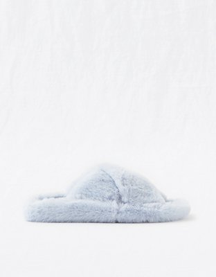 aerie criss cross slippers