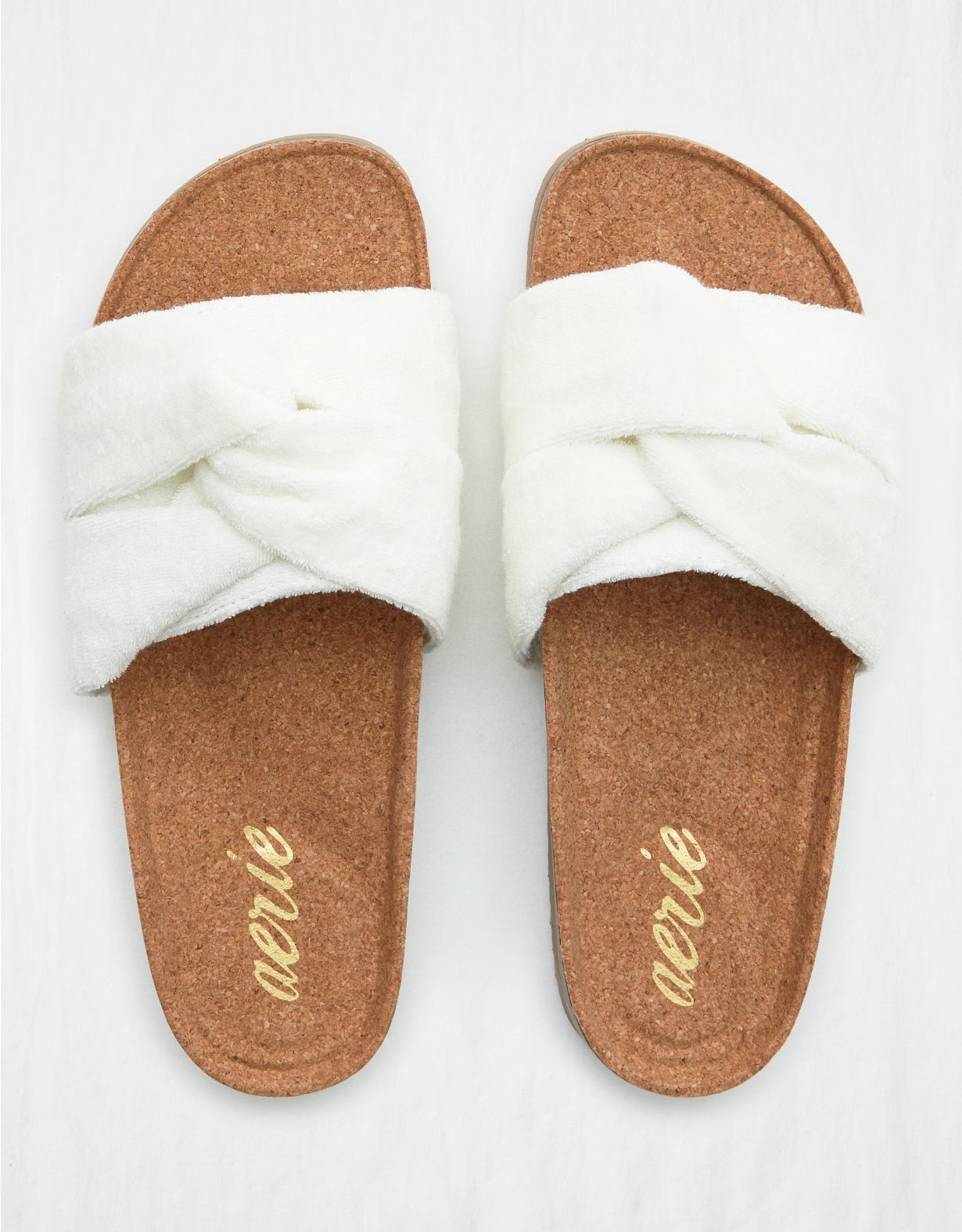Aerie Terry Bow Slides