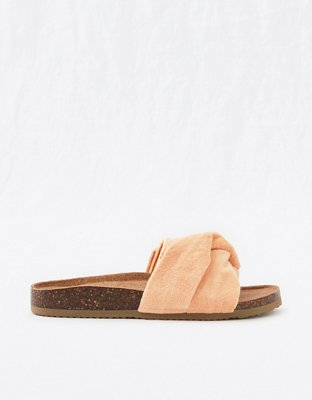 Женские сандалии Aerie Terry Bow Slides — фото 2