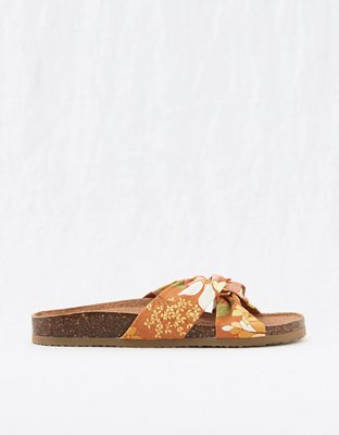 Aerie Twist Bow Slides