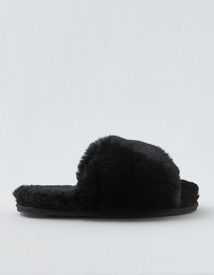 Aerie Fur Slides