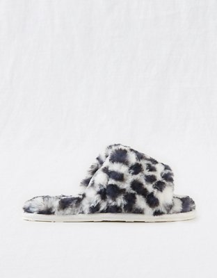 Aerie Fur Slides