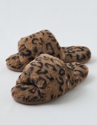 Aerie Fur Slides