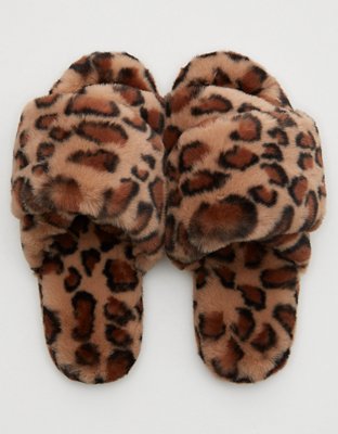 Aerie Fur Slides