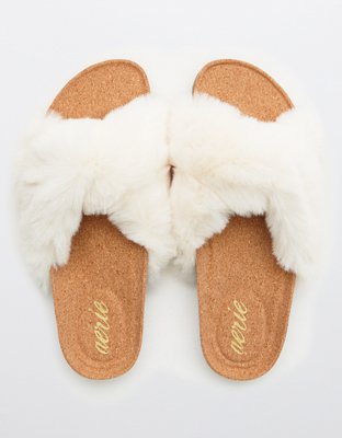 aerie fuzzy slides