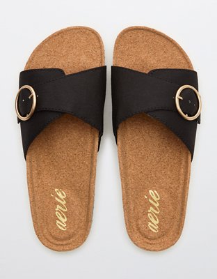 Single discount buckle sandals