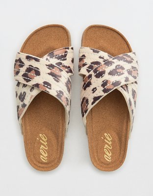 Aerie Velvet Criss Cross Sandal