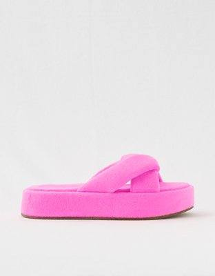 Женские сандалии Aerie Terry Twist Platform Sandal — фото 3