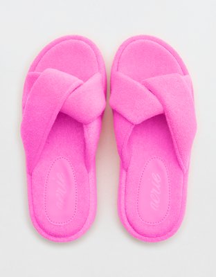 Aerie Terry Twist Platform Sandal