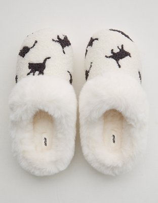 Aerie Embroidered Slippers