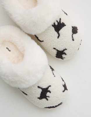 Aerie Embroidered Slippers