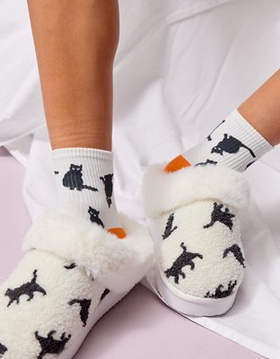 Aerie Embroidered Slippers